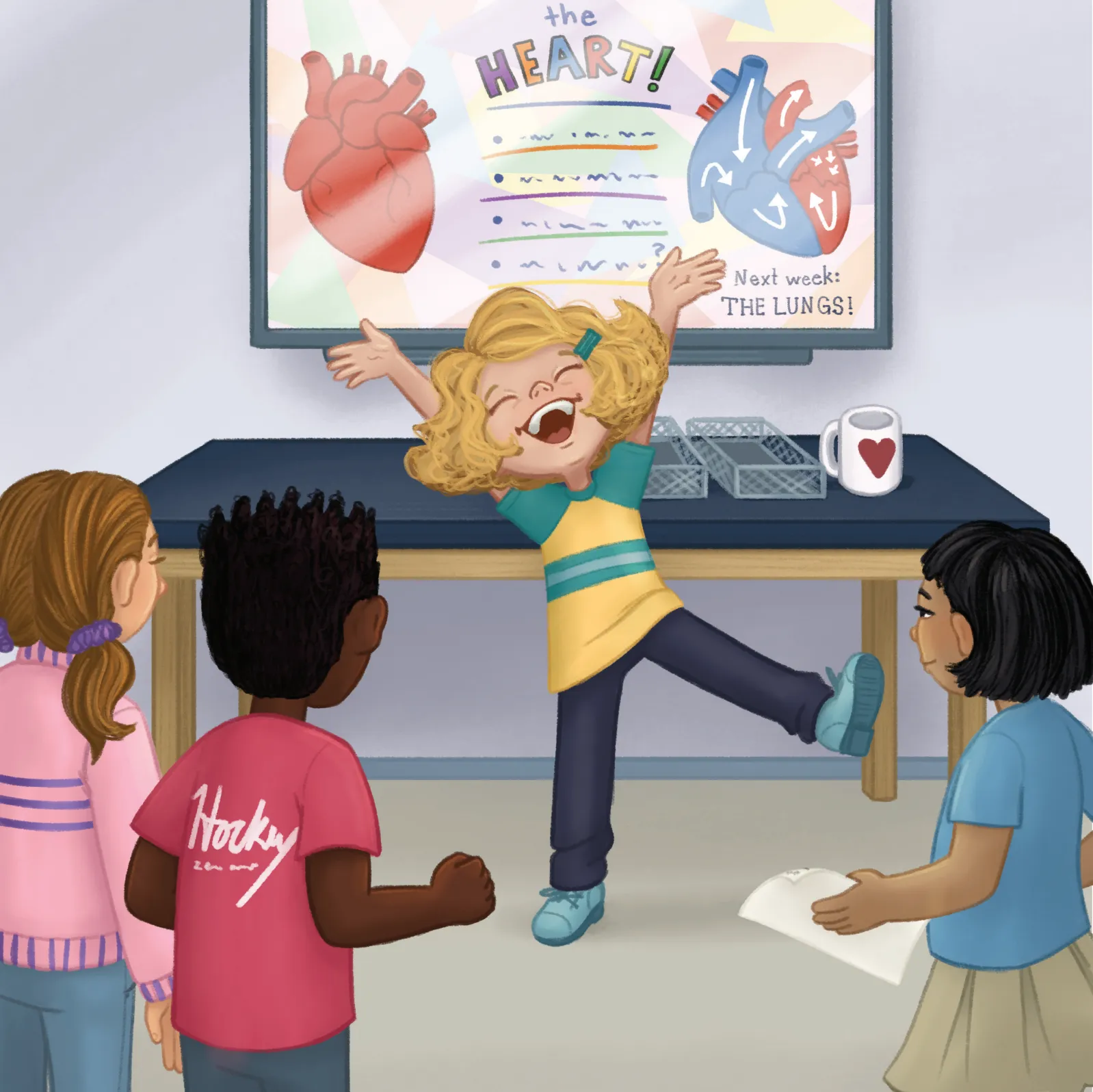 Illustration from Charlie's Anatomical Adventures